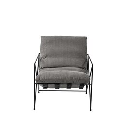 Leonidas Accent Chair, Grey