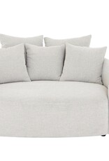 Chloe Media Lounger in Delta Bisque