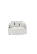 Chloe Media Lounger in Delta Bisque
