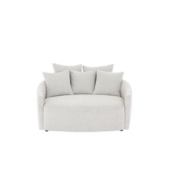 Chloe Media Lounger in Delta Bisque