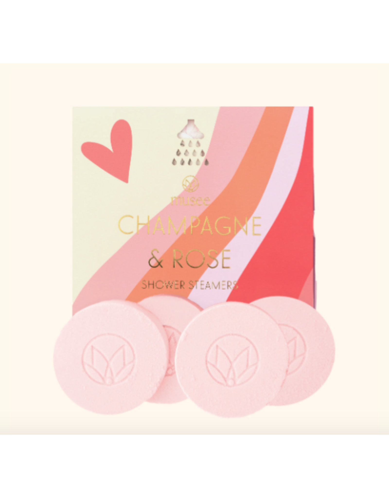 Champagne & Rose Shower Steamers