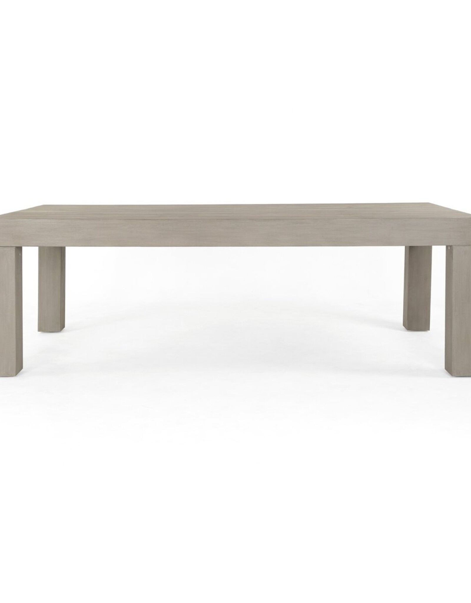Sonora Outdoor Dining Table Weathered Grey