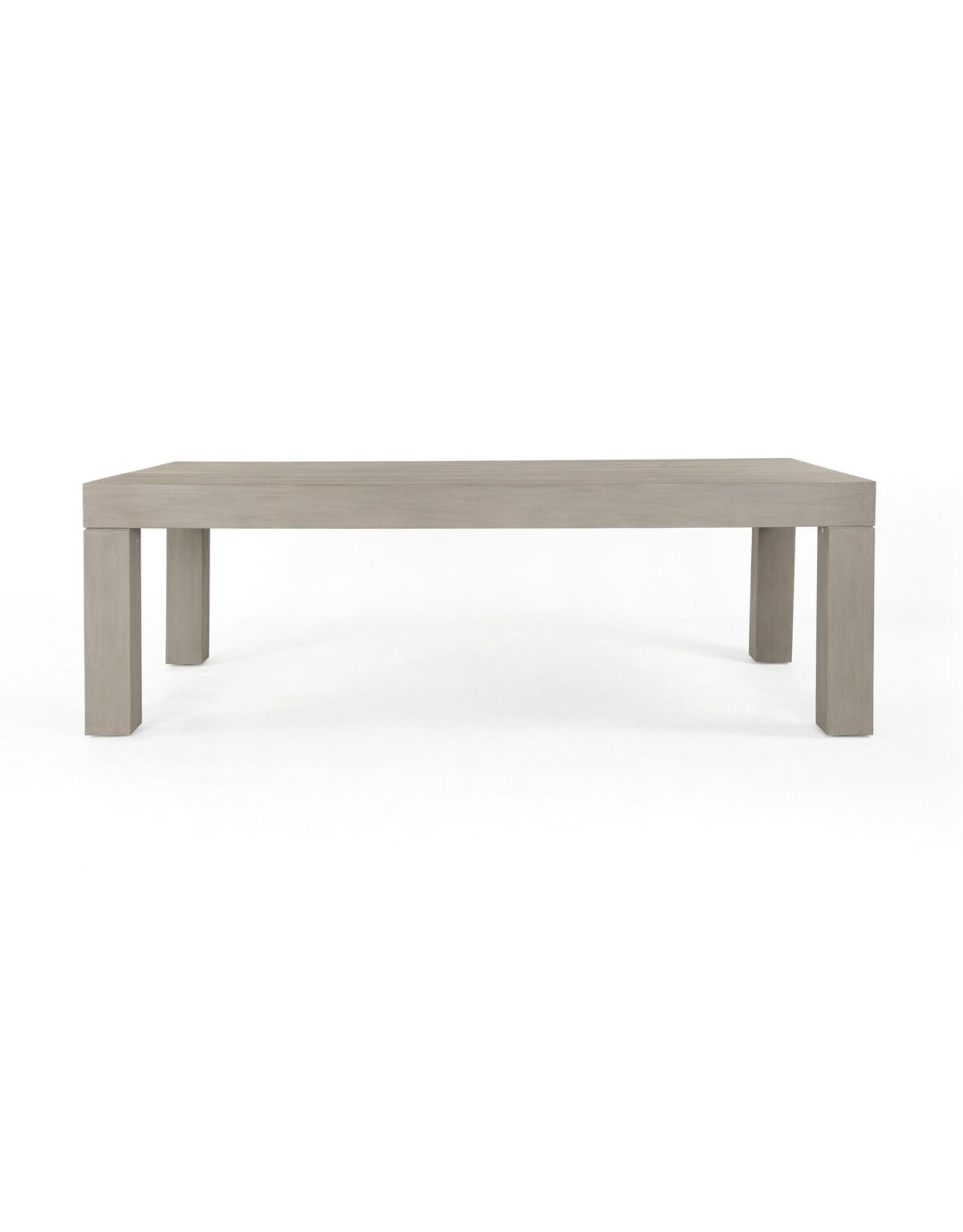 Sonora Outdoor Dining Table Weathered Grey