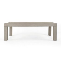 Sonora Outdoor Dining Table Weathered Grey