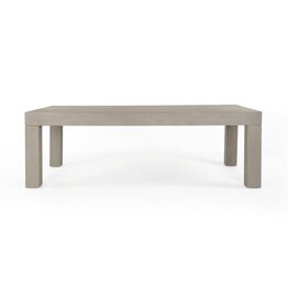 Sonora Outdoor Dining Table Weathered Grey
