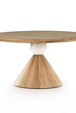 Bibianna Dining Table - White Marble