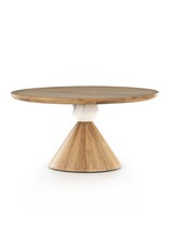 Bibianna Dining Table - White Marble