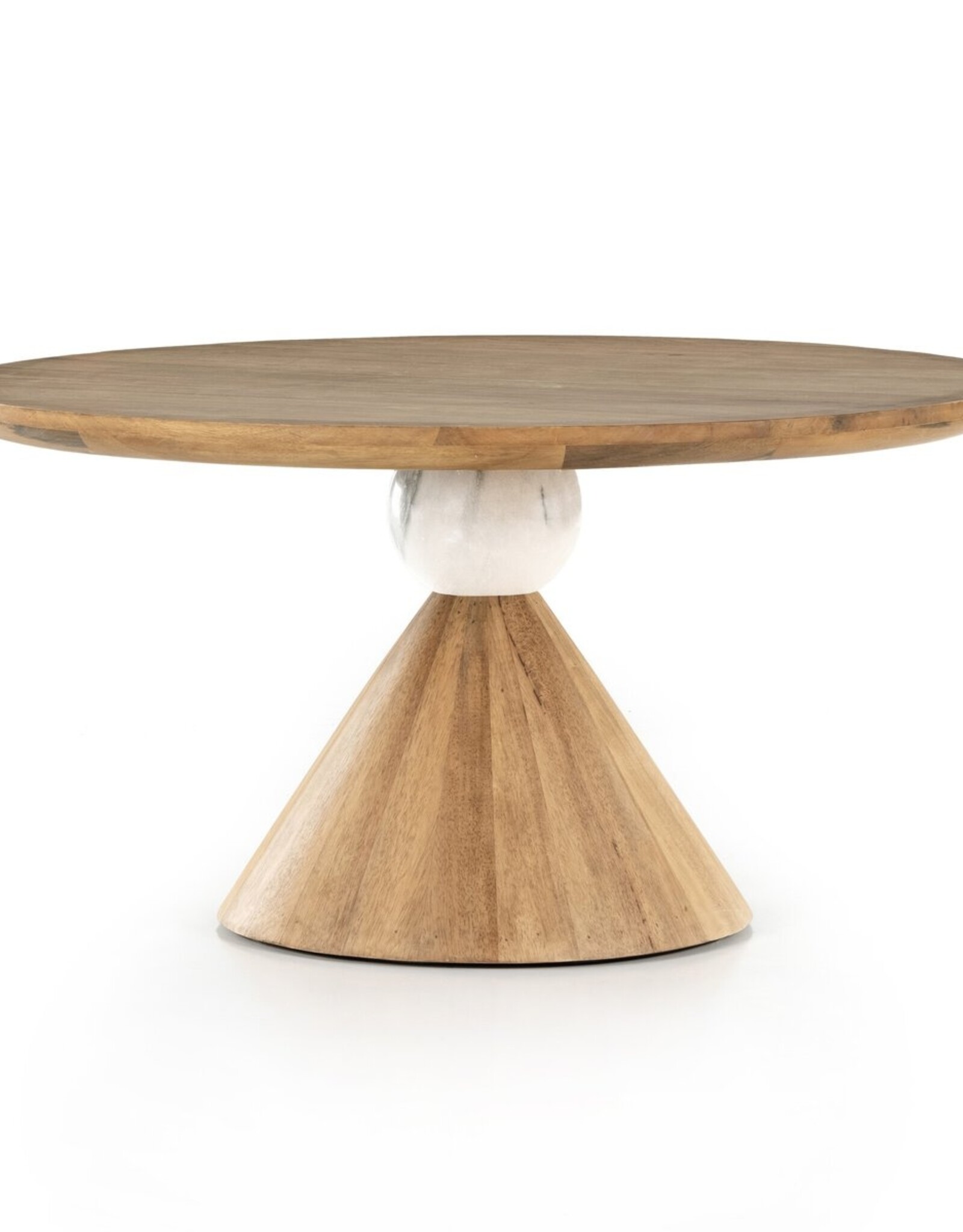 Bibianna Dining Table - White Marble