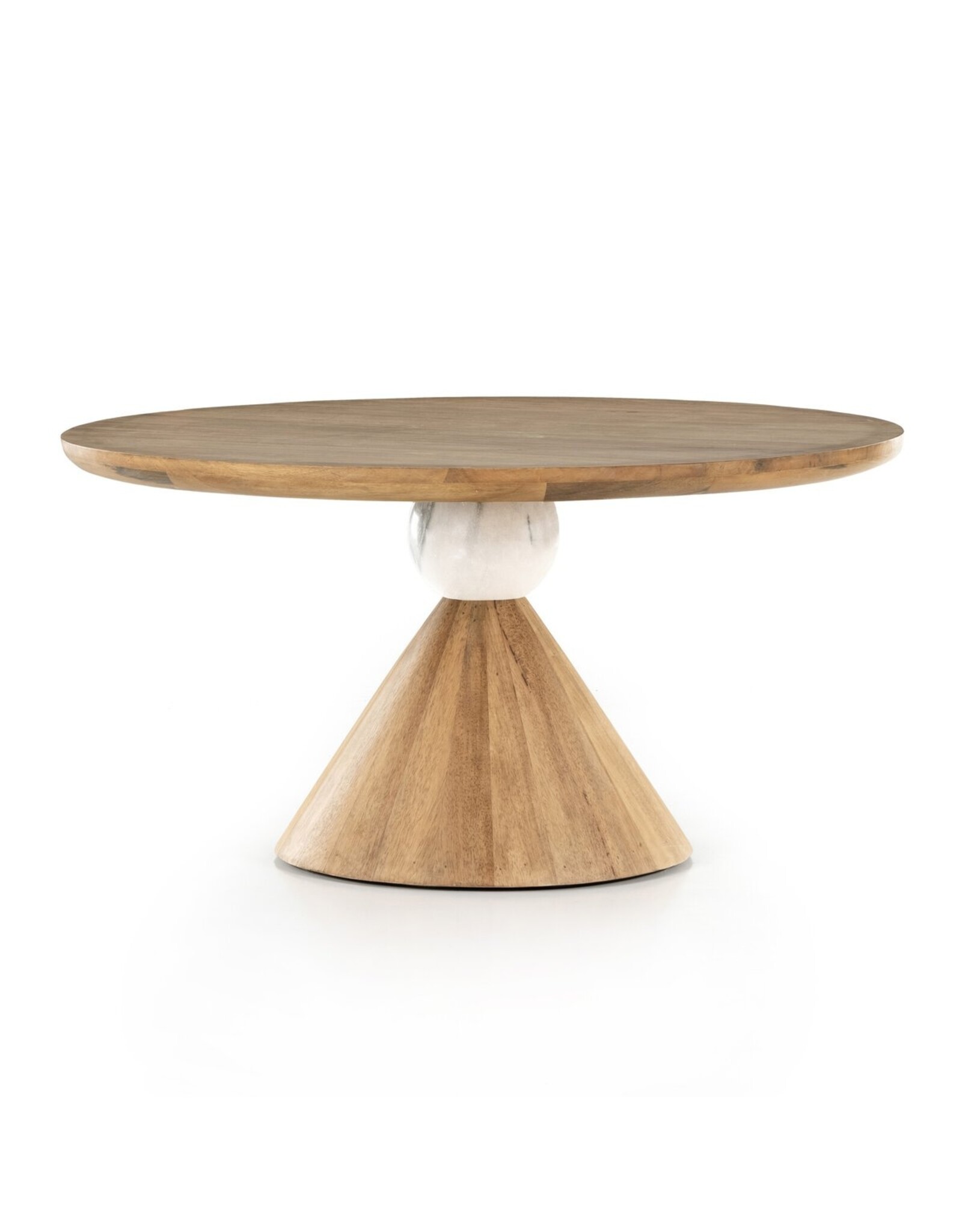 Bibianna Dining Table - White Marble