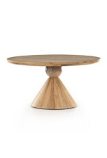Bibianna Dining Table in Smoked Honey