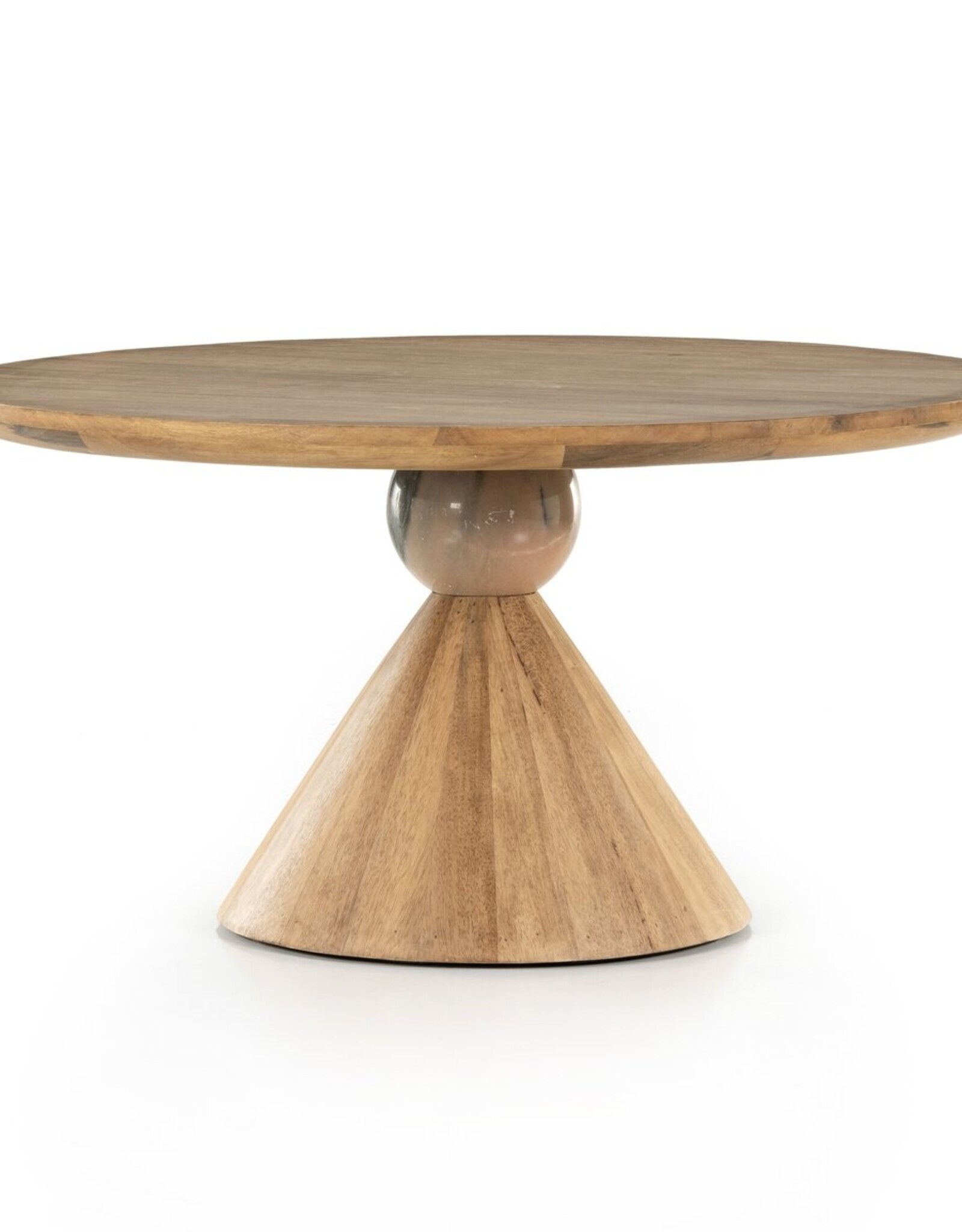 Bibianna Dining Table in Smoked Honey