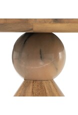 Bibianna Dining Table in Smoked Honey
