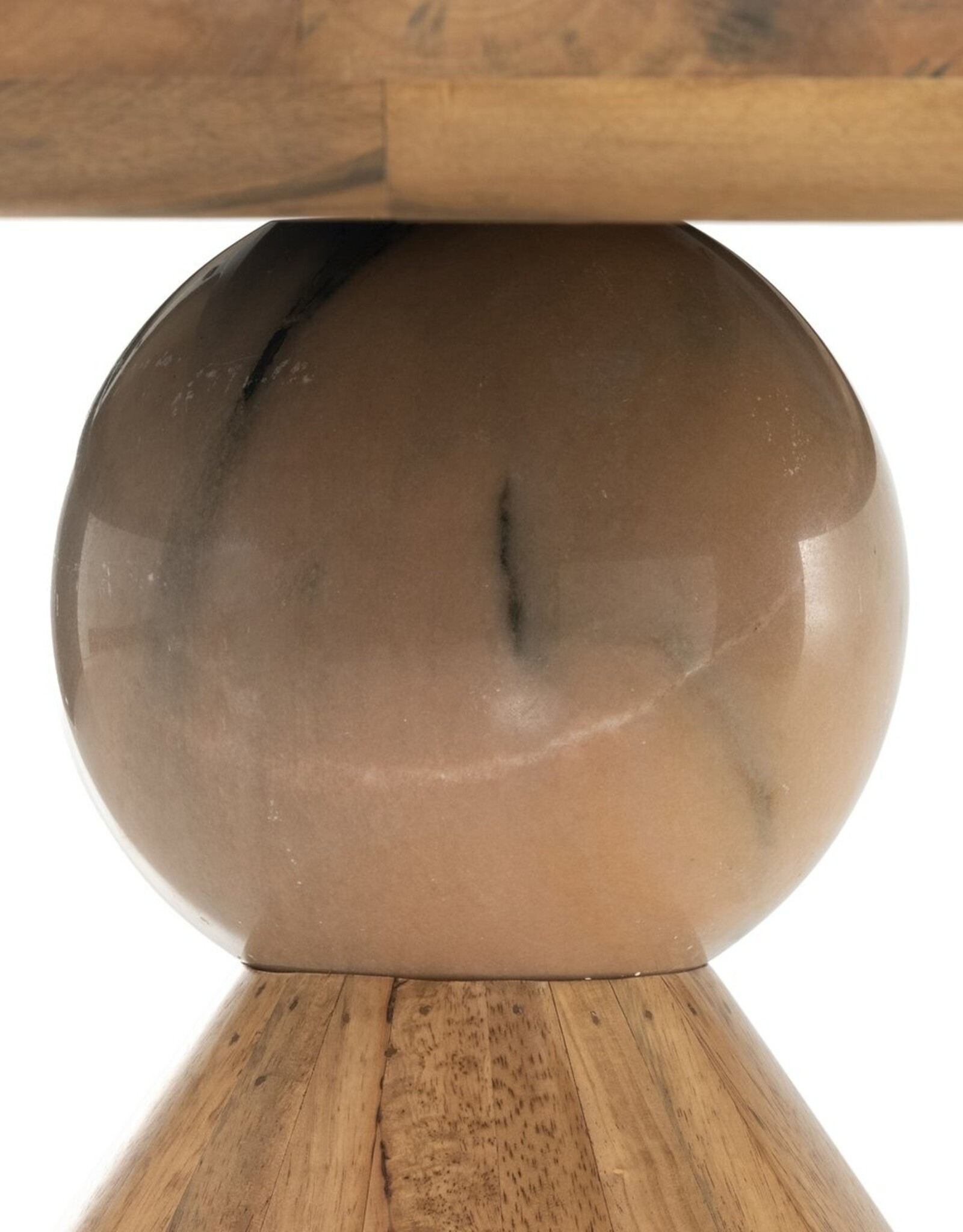 Bibianna Dining Table in Smoked Honey
