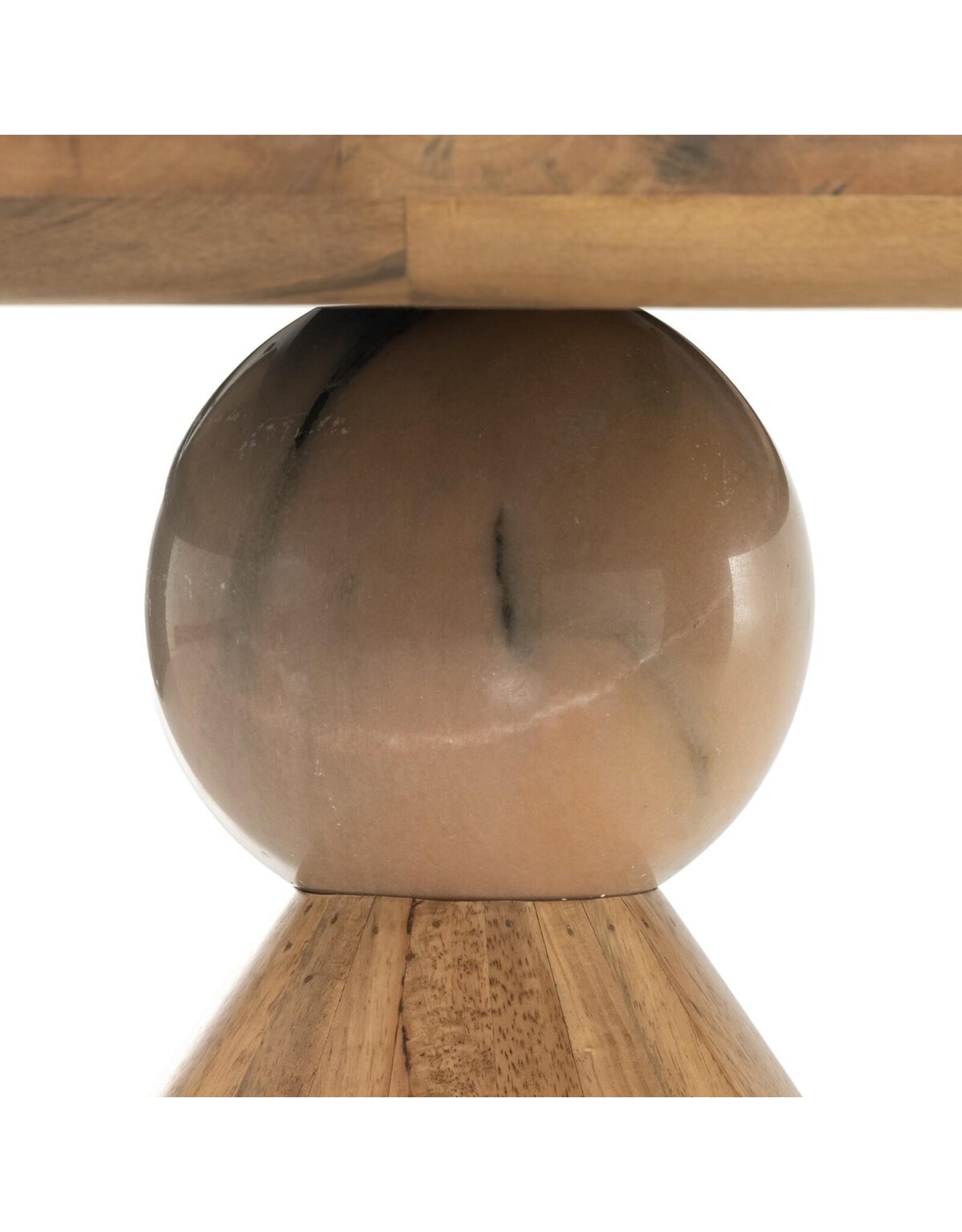 Bibianna Dining Table in Smoked Honey