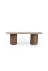 Kiara Dining Table - Weathered Blonde