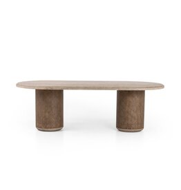 Kiara Dining Table - Weathered Blonde
