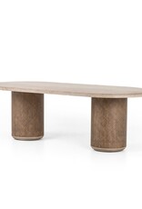Kiara Dining Table - Weathered Blonde