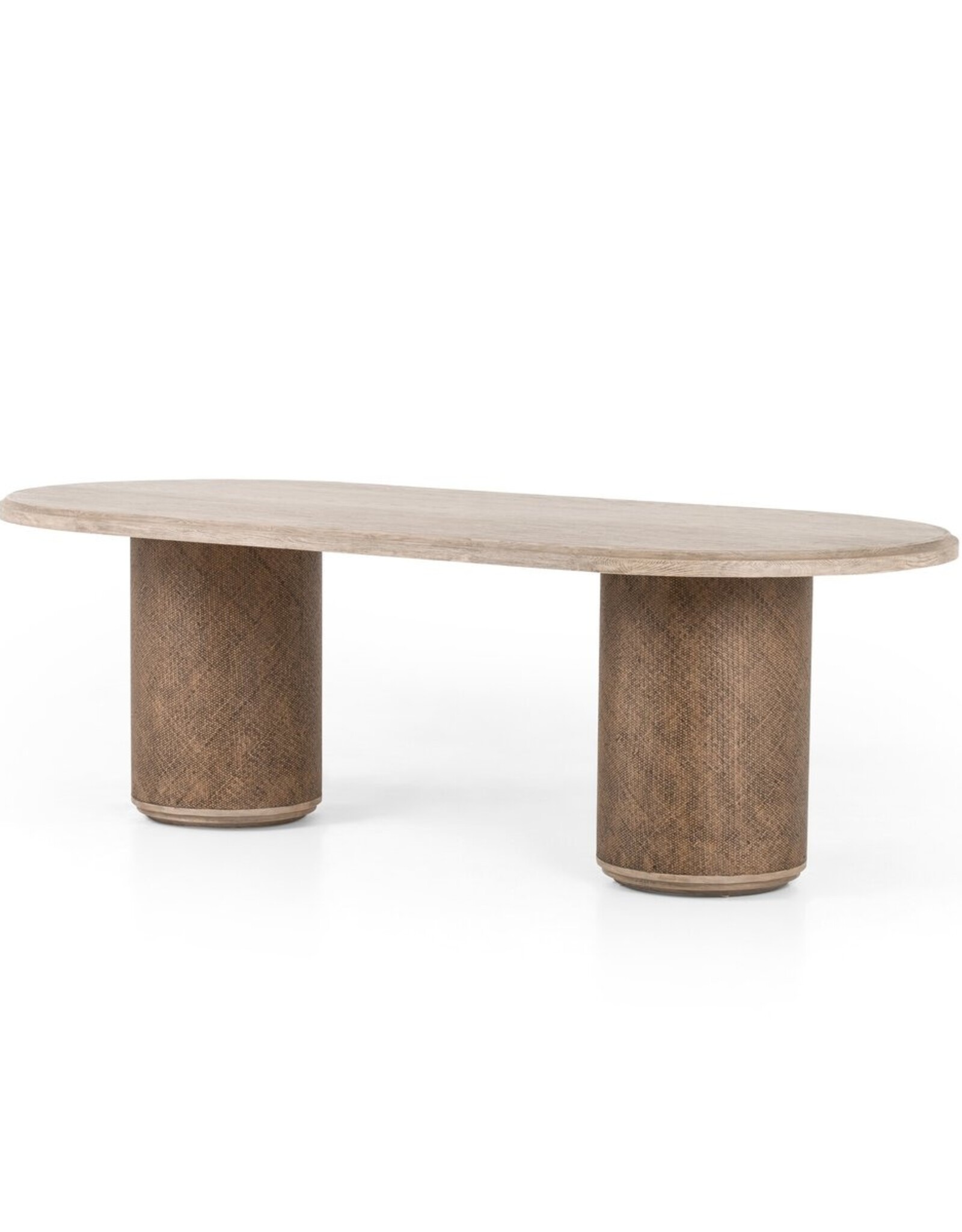 Kiara Dining Table - Weathered Blonde