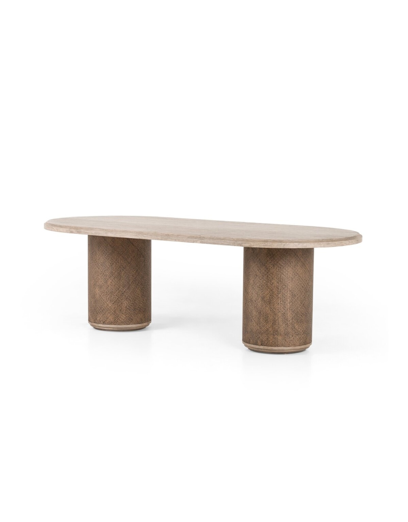 Kiara Dining Table - Weathered Blonde