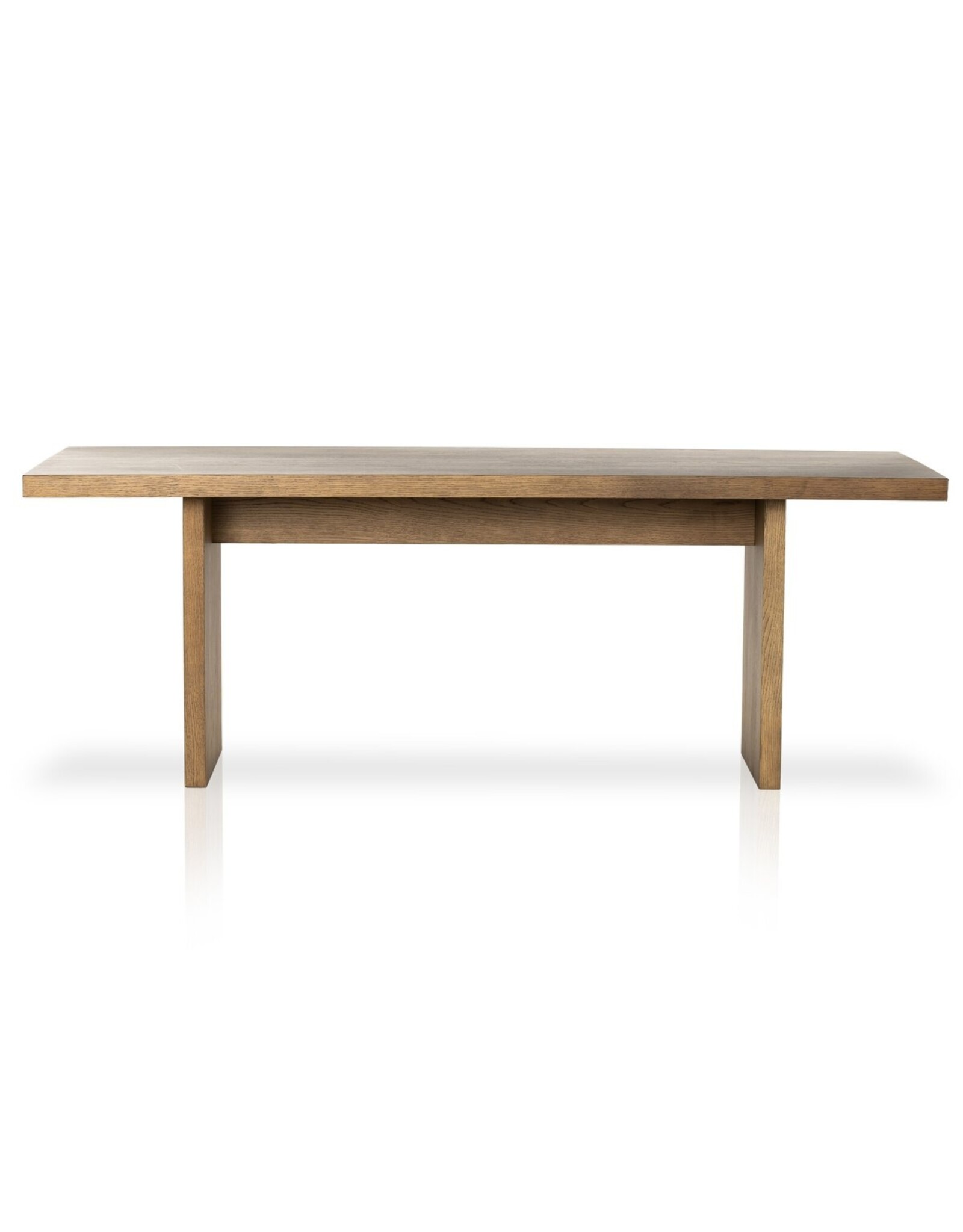 Eaton Dining Table in Amber Oak Resin