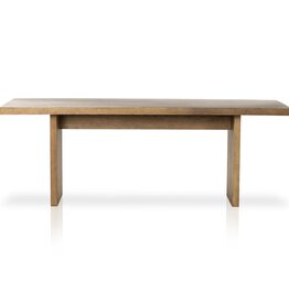 Eaton Dining Table in Amber Oak Resin