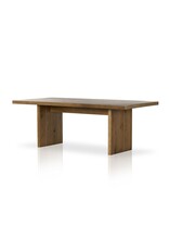 Eaton Dining Table in Amber Oak Resin