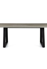 Cyrus Outdoor Dining Table-79"-Grey