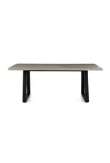 Cyrus Outdoor Dining Table, Grey 79"