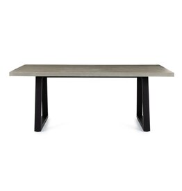 Cyrus Outdoor Dining Table-79"-Grey