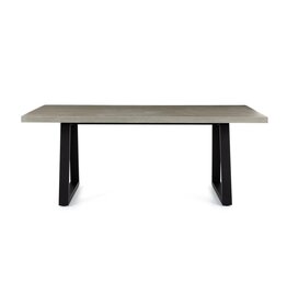 Cyrus Outdoor Dining Table-79"-Grey