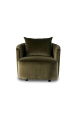 Farrah Chaise Lounge in Surrey Olive