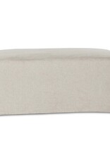 Delray Slipcover Ottoman-Evere Creme