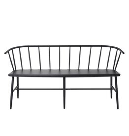 Colin Black Metal Bench
