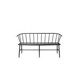 Colin Black Metal Bench