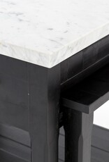 Ian Kitchen Island, Black Acacia
