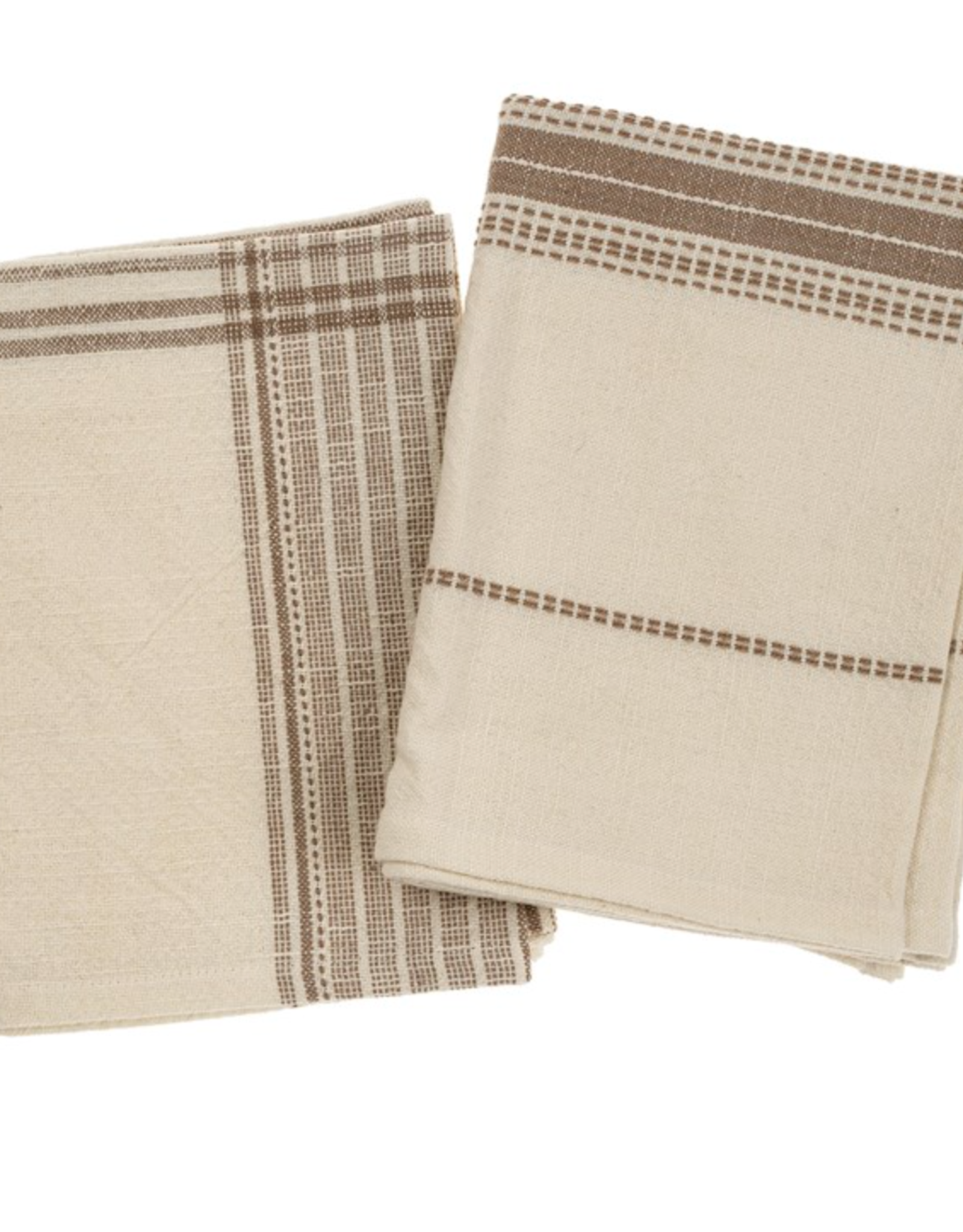 Portofino Tea Towels, Set of 2, Taupe