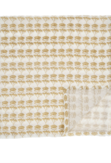 Block Print Swaddle Blanket - Sand