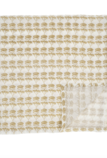 Block Print Swaddle Blanket - Sand