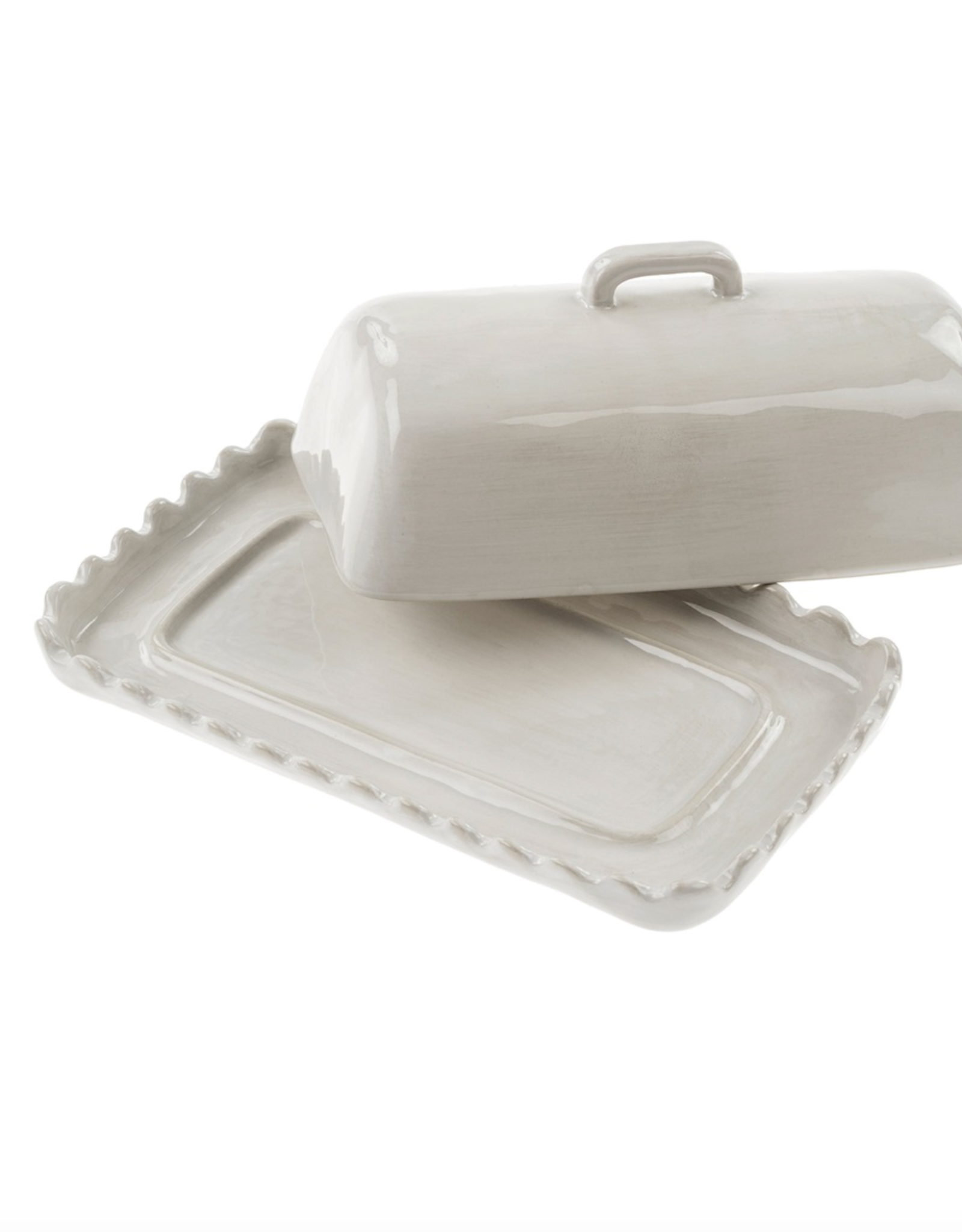 Scalloped Butter Dish