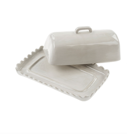 Scalloped Butter Dish
