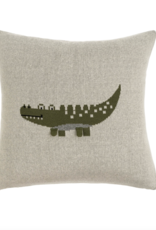 Crocodile Pillow 18 x 18