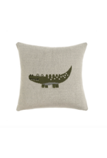 Crocodile Pillow 18 x 18