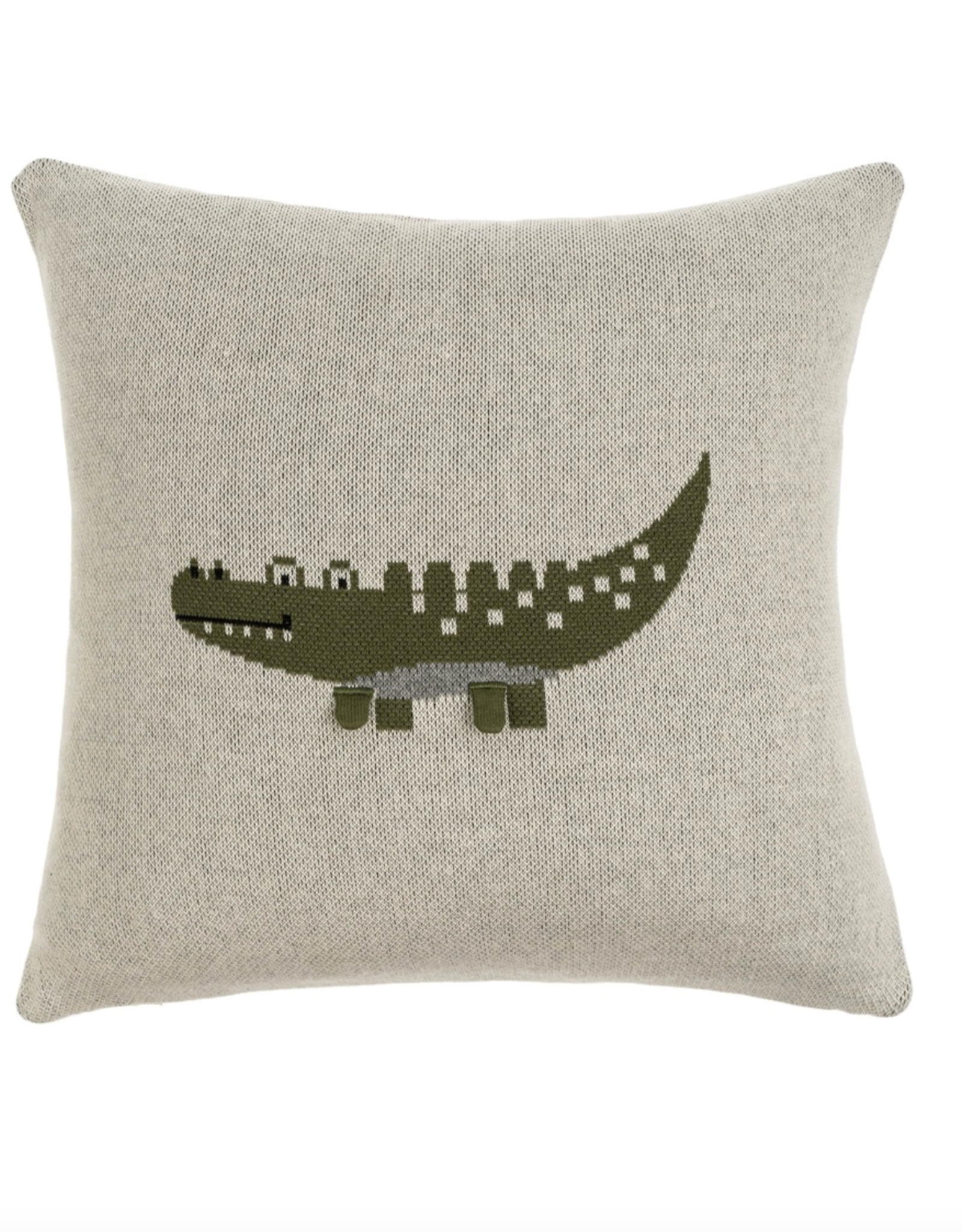 Crocodile Pillow 18 x 18