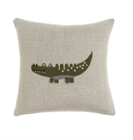 Crocodile Pillow 18 x 18