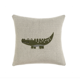 Crocodile Pillow 18 x 18