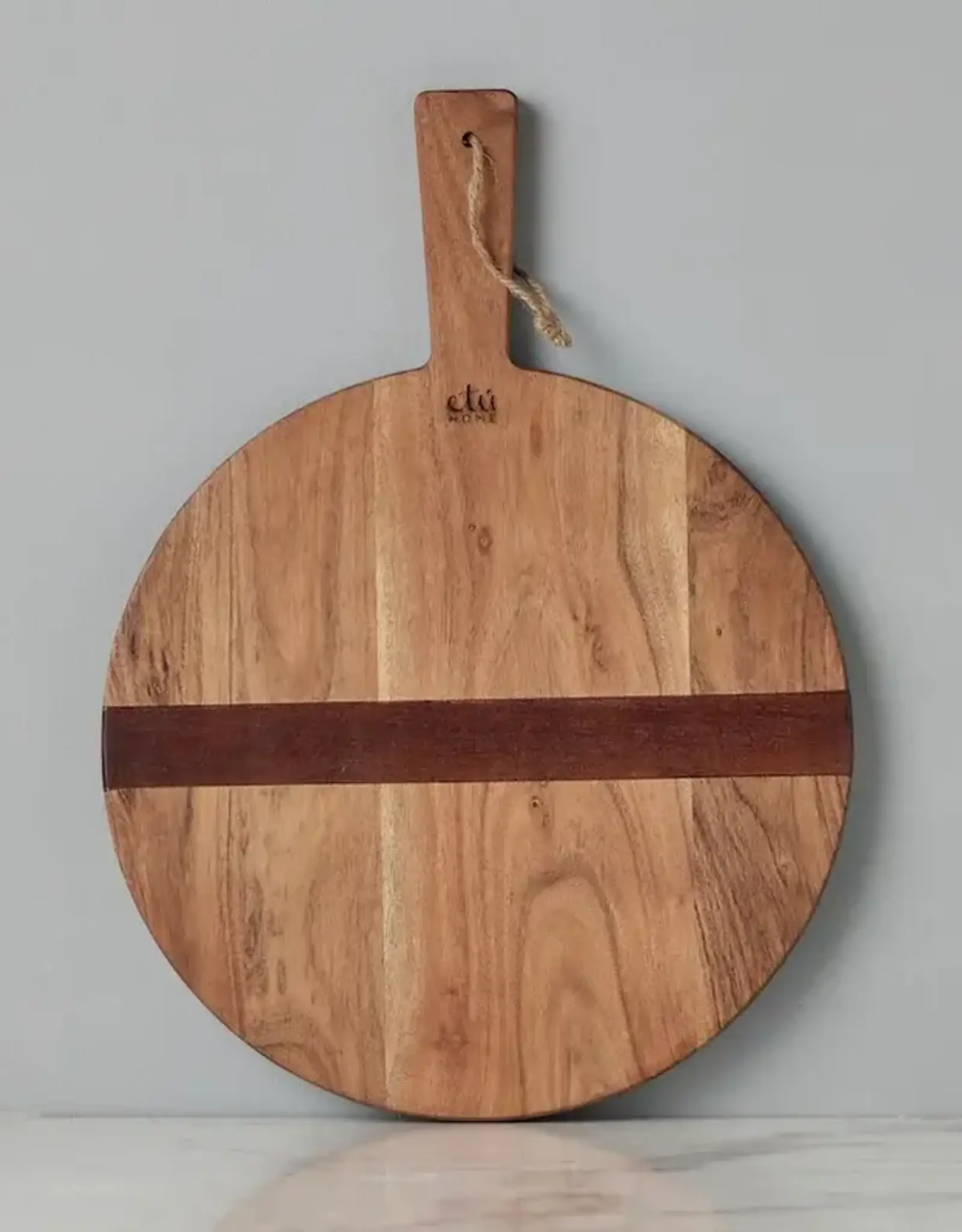Natural Round Charcuterie Board, Extra Small