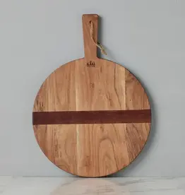 Natural Round Charcuterie Board, Extra Small
