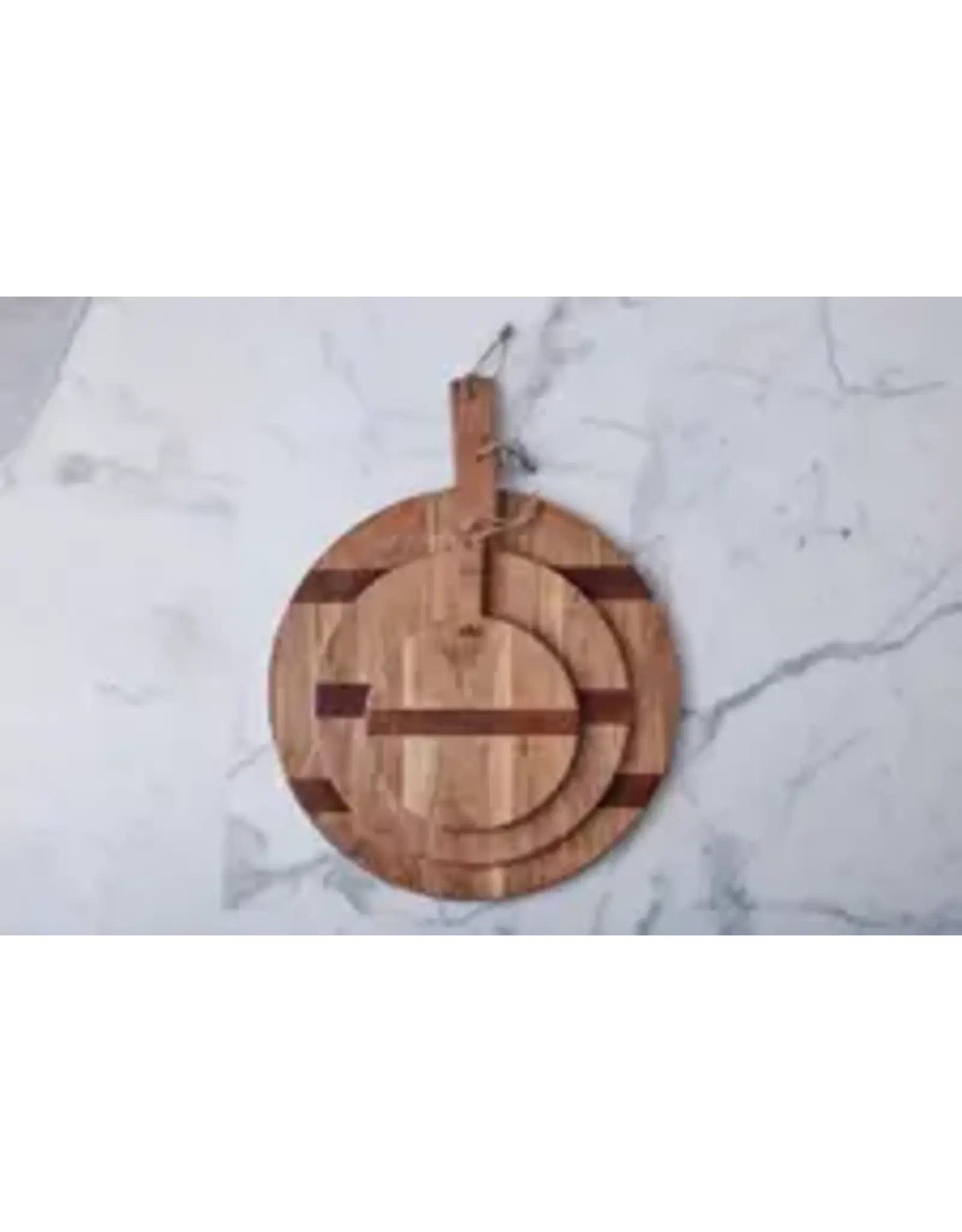 Natural Round Charcuterie Board, Extra Small