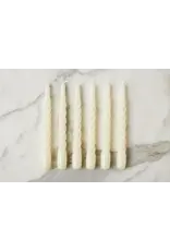 Twisted Taper Candles, Set of 6