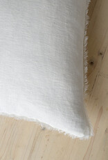 Lina Linen Pillow Ivory 16x24